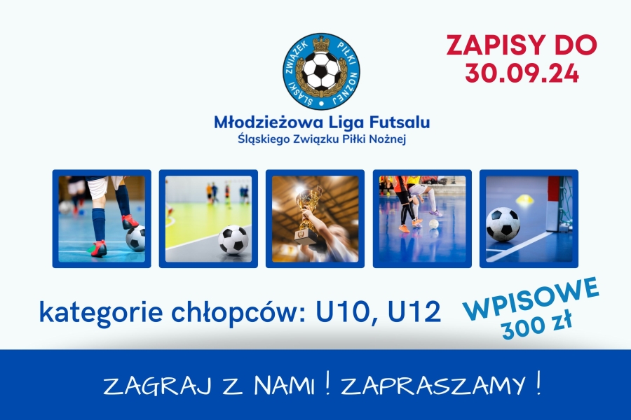 Młodzieżowa Liga Futsalu wraca - zapisz drużynę już dziś!