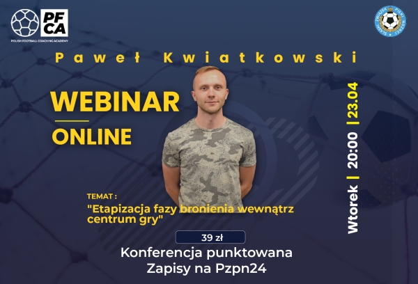 Zapraszamy na warsztaty stacjonarne i webinar z Pawłem Kwiatkowskim