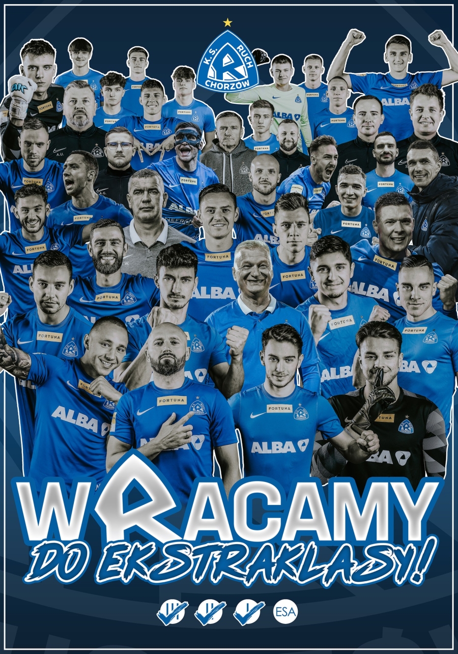 Ruch Chorzów wraca do ekstraklasy