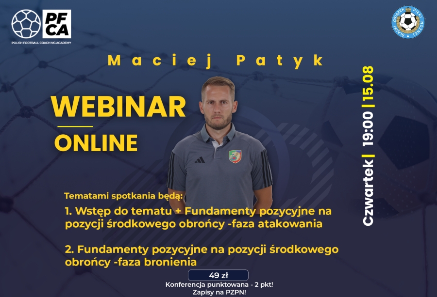 Zapraszamy na webinar - multikonferencję z Maciejem Patykiem