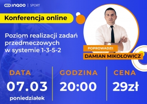 Konferencja on-line z Damianem Mikołowiczem w INQOO Sport